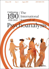 Cover image for The International Journal of Psychoanalysis, Volume 96, Issue 3, 2015