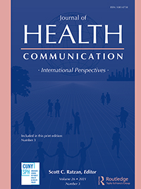 Cover image for Journal of Health Communication, Volume 26, Issue 3, 2021