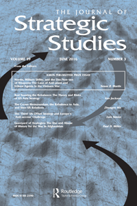 Cover image for Journal of Strategic Studies, Volume 39, Issue 3, 2016