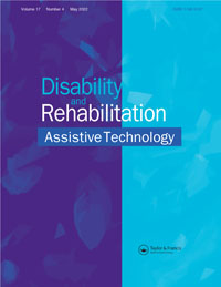 Cover image for Disability and Rehabilitation: Assistive Technology, Volume 17, Issue 4, 2022