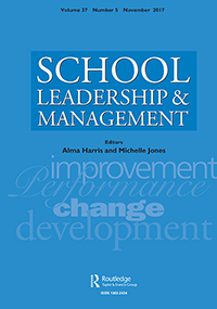 Cover image for School Leadership & Management, Volume 37, Issue 5, 2017
