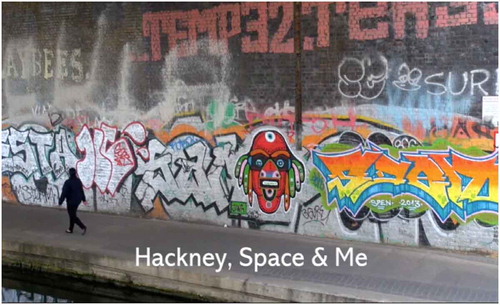 Figure 2. Hackney, Space and Me, Shekeila’s film (© CHASH).