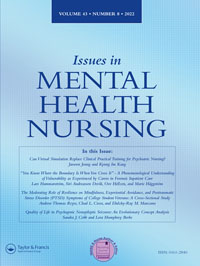 Cover image for Issues in Mental Health Nursing, Volume 43, Issue 8, 2022