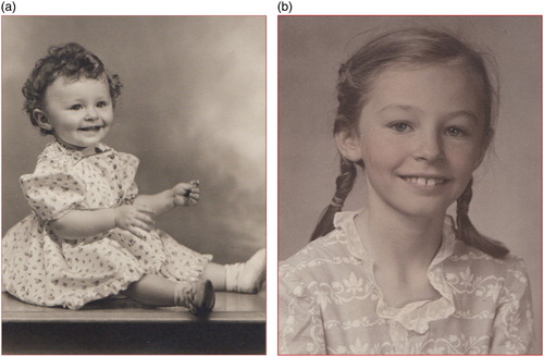 Figure 1. Margaret Lyneis as an infant and young girl. (Photographs courtesy of Claude Lyneis).