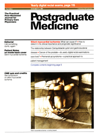 Cover image for Postgraduate Medicine, Volume 86, Issue 7, 1989