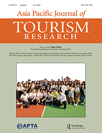 Cover image for Asia Pacific Journal of Tourism Research, Volume 25, Issue 7, 2020