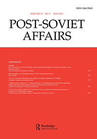 Cover image for Post-Soviet Affairs, Volume 39, Issue 3, 2023