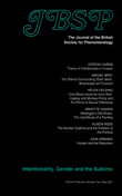 Cover image for Journal of the British Society for Phenomenology, Volume 32, Issue 2, 2001