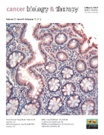 Cover image for Cancer Biology & Therapy, Volume 13, Issue 4, 2012