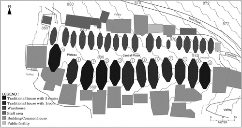 Figure 3. Sitemap of Palawa settlement.