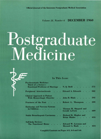 Cover image for Postgraduate Medicine, Volume 28, Issue 6, 1960