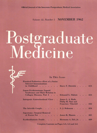 Cover image for Postgraduate Medicine, Volume 32, Issue 5, 1962