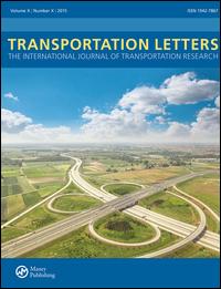 Cover image for Transportation Letters, Volume 10, Issue 1, 2018