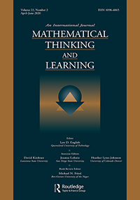 Cover image for Mathematical Thinking and Learning, Volume 22, Issue 2, 2020