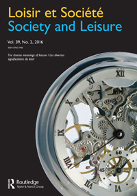 Cover image for Loisir et Société / Society and Leisure, Volume 39, Issue 2, 2016