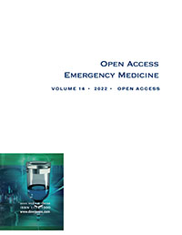 Cover image for Open Access Emergency Medicine, Volume 13, 2021
