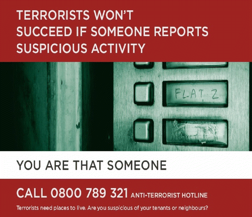 Figure 5 ‘If you suspect it report it’ campaign, January 2006.