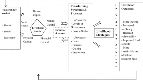Figure 1. Sustainable livelihoods framework.Source: Department for International Development (DFID), 1999