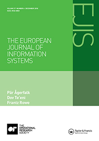 Cover image for European Journal of Information Systems, Volume 27, Issue 6, 2018