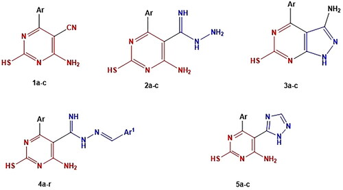 Figure 5. The designed compounds as anticancer, apoptotic inducing agents and PI3K inhibitors.