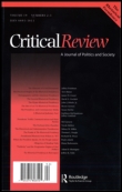 Cover image for Critical Review, Volume 23, Issue 4, 2011