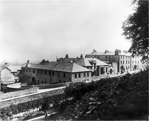 Figure 7. Penrhyn Arms, the original College building overlooking Port Penrhyn (Bangor University Archives and Special Collections).