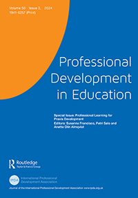 Cover image for Professional Development in Education, Volume 50, Issue 3, 2024