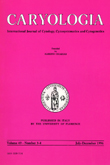 Cover image for Caryologia, Volume 49, Issue 3-4, 1996