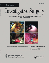 Cover image for Journal of Investigative Surgery, Volume 28, Issue 6, 2015