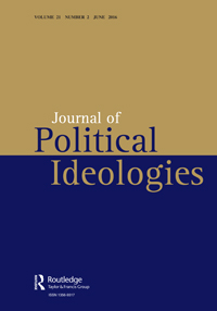 Cover image for Journal of Political Ideologies, Volume 21, Issue 2, 2016