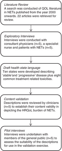 Figure 1.  The health state development process.