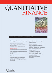 Cover image for Quantitative Finance, Volume 22, Issue 11, 2022
