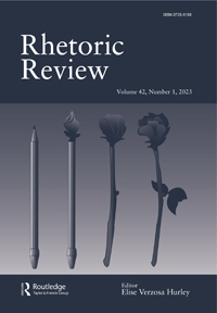 Cover image for Rhetoric Review, Volume 42, Issue 1, 2023