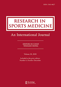 Cover image for Research in Sports Medicine, Volume 28, Issue 4, 2020