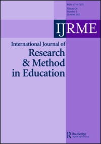 Cover image for International Journal of Research & Method in Education, Volume 20, Issue 1, 1997