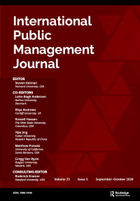 Cover image for International Public Management Journal, Volume 23, Issue 5, 2020