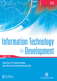 Cover image for Information Technology for Development, Volume 21, Issue 3, 2015