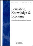 Cover image for Education, Knowledge and Economy, Volume 5, Issue 1-2, 2011