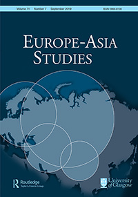 Cover image for Europe-Asia Studies, Volume 71, Issue 7, 2019