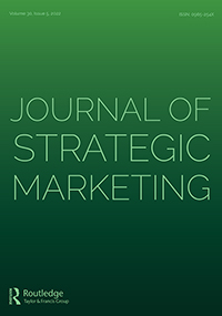 Cover image for Journal of Strategic Marketing, Volume 30, Issue 5, 2022