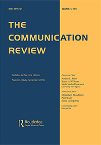 Cover image for The Communication Review, Volume 24, Issue 3, 2021