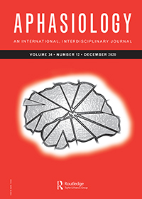 Cover image for Aphasiology, Volume 34, Issue 12, 2020