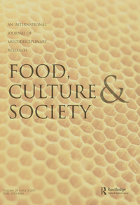 Cover image for Food, Culture & Society, Volume 20, Issue 3, 2017