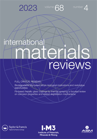 Cover image for International Materials Reviews, Volume 68, Issue 4, 2023