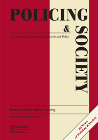 Cover image for Policing and Society, Volume 25, Issue 4, 2015