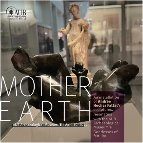 Figure 5. Poster of the exhibition Mother Earth (© AUB Office of Communication).