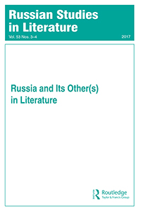 Cover image for Russian Studies in Literature, Volume 53, Issue 3-4, 2017