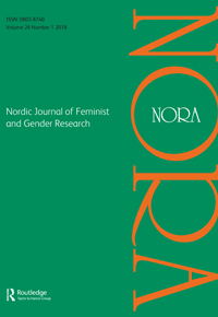 Cover image for NORA - Nordic Journal of Feminist and Gender Research, Volume 26, Issue 1, 2018