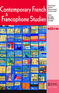 Cover image for Contemporary French and Francophone Studies, Volume 22, Issue 3, 2018