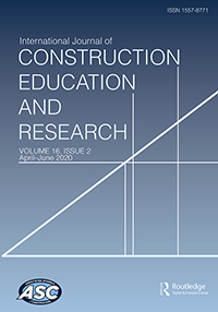Cover image for International Journal of Construction Education and Research, Volume 16, Issue 2, 2020